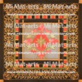Coixí de seda pintat a mà  50x50cm ISFAHAN-2
